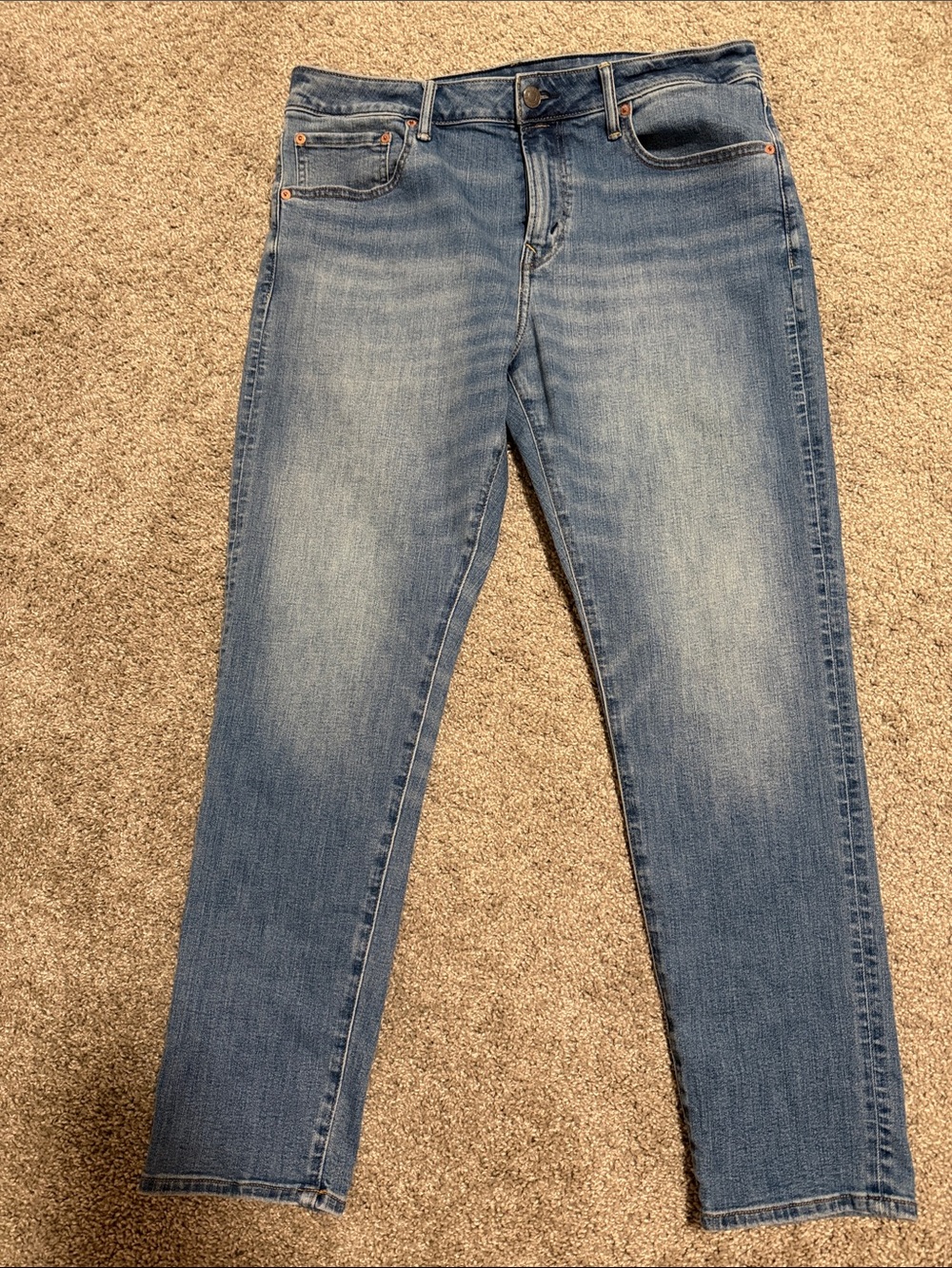 American Eagle Outfitters Light Blue Straight Jeans
